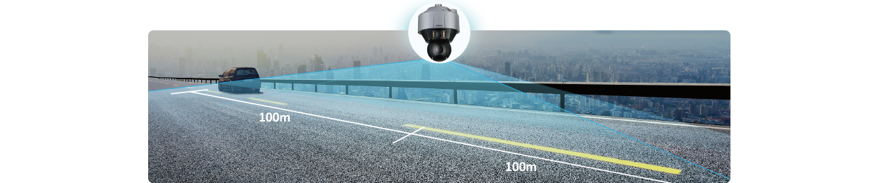 Ampio range di rilevamento